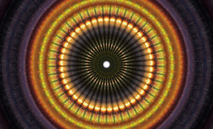 moments after the birth of the new universe, the first hydrogen atom burst into existence